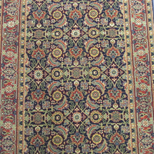 Load image into Gallery viewer, 2&#39;8 x 8 Indo Herati Blue/Red #74746