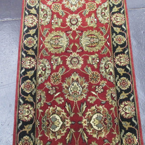 2'6 x 8 Indo Magnolia Red/Black #75308