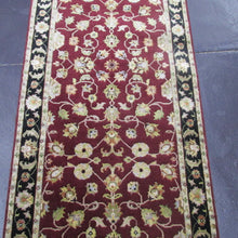 Load image into Gallery viewer, 2&#39;8 x 10 Indo Agra red/black  #75356
