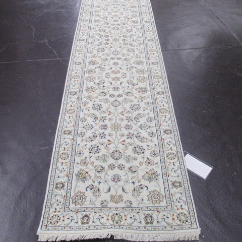 2'8 x 12 Indo Nain Ivory/Ivory #75374