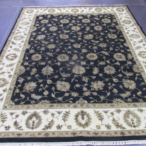 7'11 x 10'2 India Dharma Wool and Silk #75483