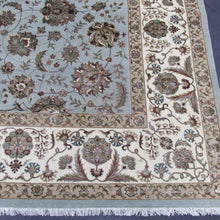 Load image into Gallery viewer, 8&#39;2 x 9&#39;11 India Agra Wool and Art Silk #75484