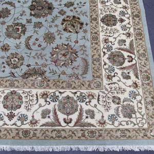 8'2 x 9'11 India Agra Wool and Art Silk #75484