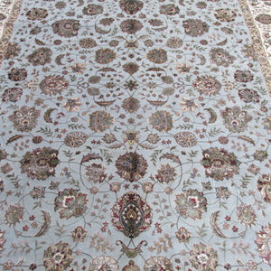 8'2 x 9'11 India Agra Wool and Art Silk #75484
