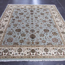 Load image into Gallery viewer, 8&#39;2 x 9&#39;11 India Agra Wool and Art Silk #75484