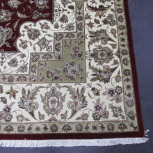 Load image into Gallery viewer, 8 x 9&#39;11 India Tabriz Wool and Art Silk #75486