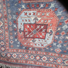 Load image into Gallery viewer, 7'10 x 10'5 Pakistan Turkamen Navy/Red #75661