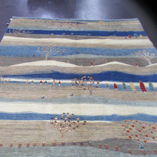Load image into Gallery viewer, 7'11 x 9'8 Pakistani Gabbeh #75668