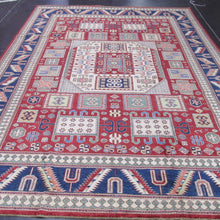 Load image into Gallery viewer, 9'8 x 13'7 Pakistani Kazak #75724