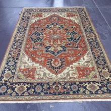 Load image into Gallery viewer, 6&#39;1 x 9&#39;2 India Serapi #75501