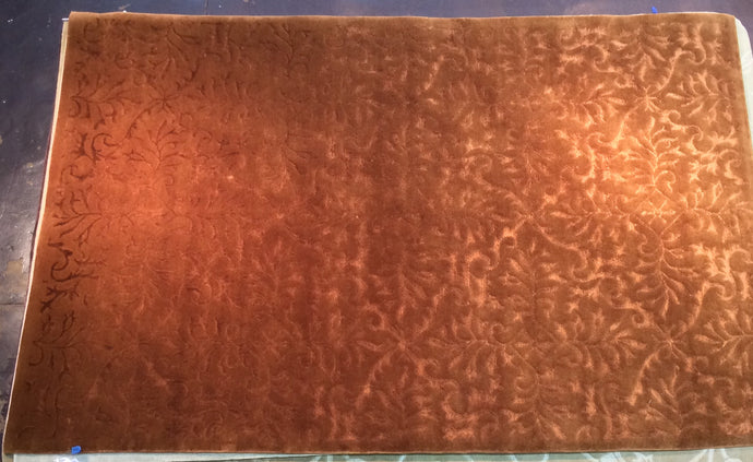 Contemporary 6 x 9 Gold Discount Rug #70677