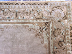 6x9 Gold Traditional Rug #50967 – Classic Elegance | Roys Rugs