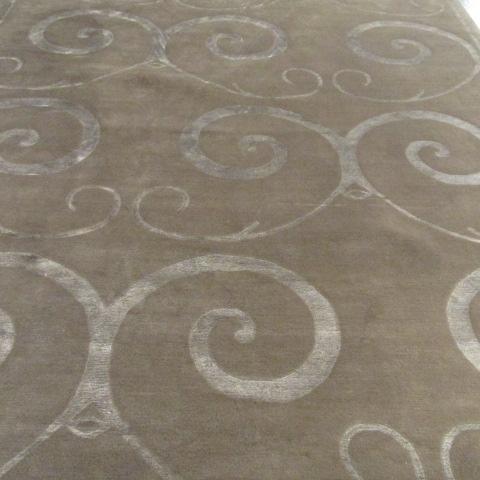 Contemporary 10 x 14 Grey Discount Rug #70583