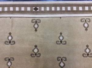 Contemporary 6 x 9 Beige Discount Rug #50644