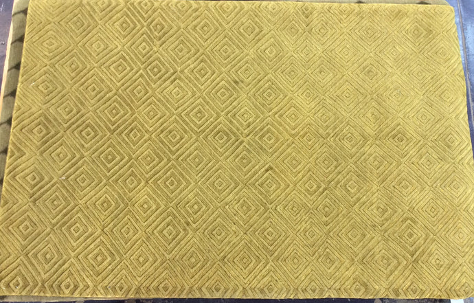 Contemporary 6 x 9 Gold Discount Rug #50640