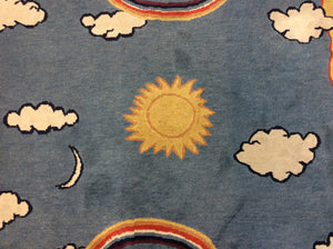 Contemporary 4 x 6 Blue Discount Rug #50876