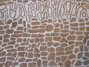 Contemporary 6 x 9 Gold Discount Rug #36171