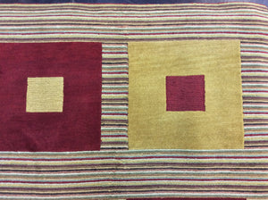 Contemporary 5 x 8 Red, Gold Rug #51396
