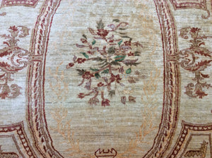 9x12 Brown Ivory Traditional Rug #9859 | Roys Rugs