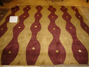 Contemporary 10 x 10 Green Discount Rug #2588