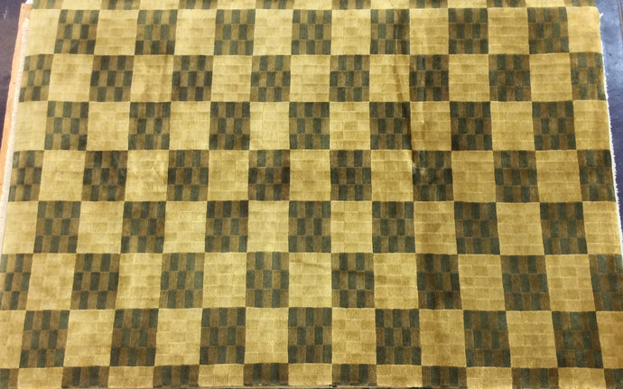 6x9 Green Nepal Contemporary Rug #57916 | Roys Rugs