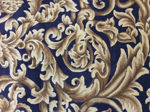 Contemporary 6 x 9 Purple Gold Discount Rug #50817