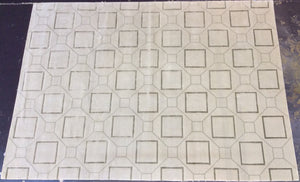 Contemporary 9 x 12 Ivory Discount Rug #70686