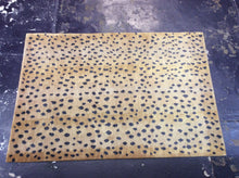 Load image into Gallery viewer, Contemporary 4 x 6 Gold Black Discount Rug #9989