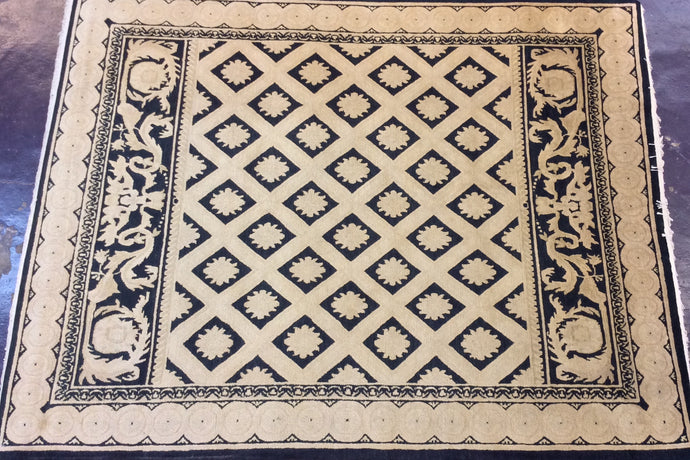 Contemporary 8 x 10 Black Discount Rug #50632