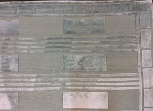 Contemporary 8 x 10 Silver Discount Rug #70988