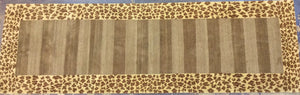 Contemporary 3 x 8 Brown Rug #11802