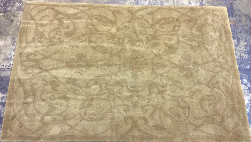 Contemporary 6'7 x 9'10 Brown Rug #16288