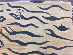 Contemporary 10 x 10 Gold Discount Rug #51145