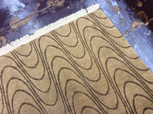 Contemporary 4 x 6 Beige Discount Rug #8603