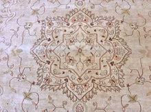 Load image into Gallery viewer, 9x12 Green Brown Traditional Rug #1302 | Roys Rugs
