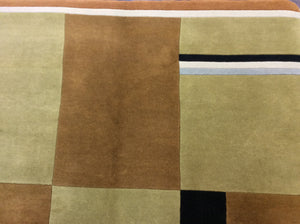 Contemporary 5 x 8 Brown Discount Rug #27675