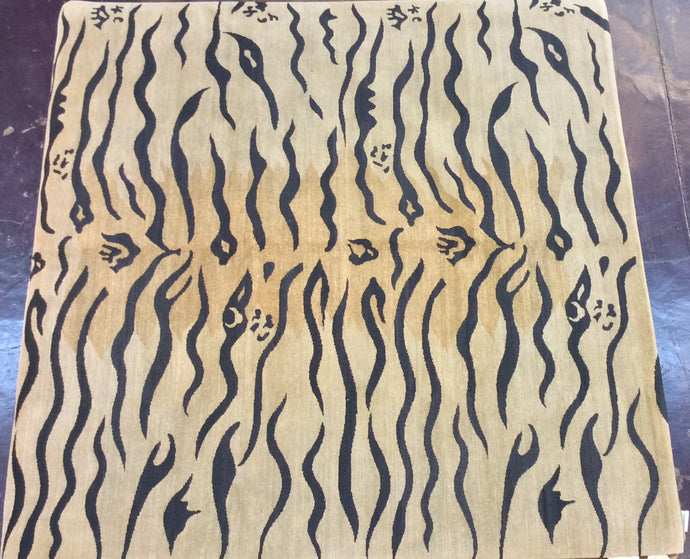 Contemporary 10 x 10 Gold Discount Rug #51145