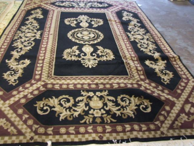 Contemporary 9 x 12 Black Discount Rug #50899