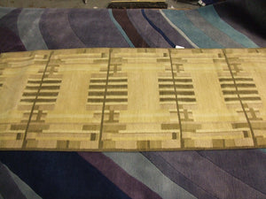 Contemporary 3 x 8 Beige Discount Rug #51201