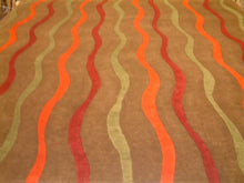 Load image into Gallery viewer, Contemporary 8 x 10 Brown, Multi-Color-Color Rug #51437