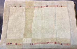 Contemporary 5 x 8 Gold Rug #14636