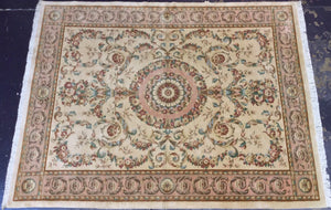 9x12 Ivory Gold Traditional Rug #1839 | Roys Rugs