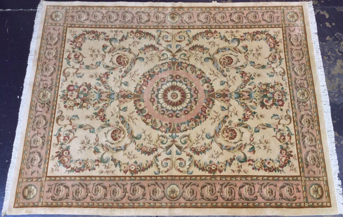 9x12 Ivory Gold Traditional Rug #1839 | Roys Rugs