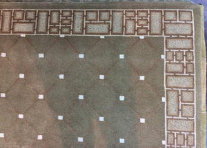 Contemporary 6 x 9 Green Discount Rug #51047