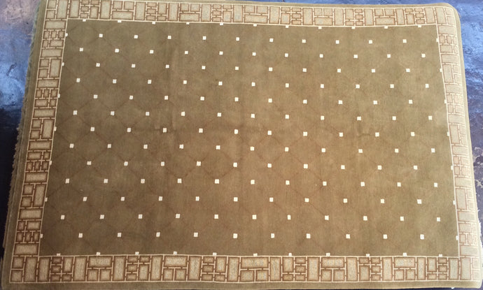 Contemporary 6 x 9 Green Discount Rug #51047