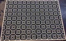 Load image into Gallery viewer, Contemporary 9 x 12 Black Discount Rug #70716