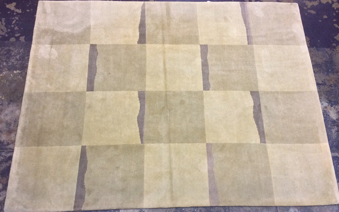 Contemporary 8 x 10 Brown Rug #17108