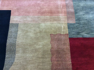Contemporary 8 x 8 Multi-Color Discount Rug #51456
