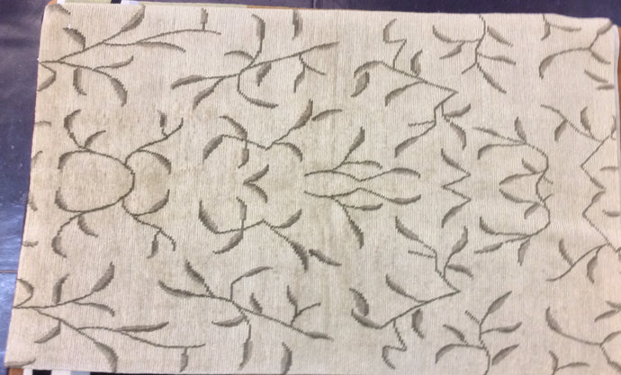 Contemporary 5 x 8 Beige Discount Rug #8596