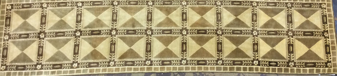 Contemporary 2'9 x 11'4 Ivory Discount Rug #828